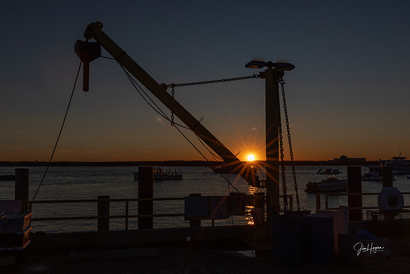 2024 Sunset and Comet at Hampton Harbor 10-12-5976