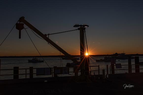 2024 Sunset and Comet at Hampton Harbor 10-12-5979