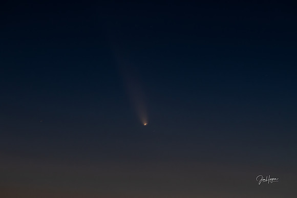 2024 Sunset and Comet at Hampton Harbor 10-12--2