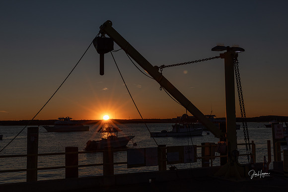 2024 Sunset and Comet at Hampton Harbor 10-12-5981